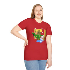 Funny Dinosaur Bathroom Humor T-Shirt