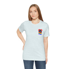 Pride Heart Pocket Tee — Rainbow LGBTQ+ Short Sleeve T-Shirt
