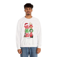 Christmas Ho Ho Ho Pet Lovers Crewneck Sweatshirt
