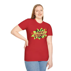 Bad Vibes Rejected T-Shirt — Neon Streetwear Graphic Tee