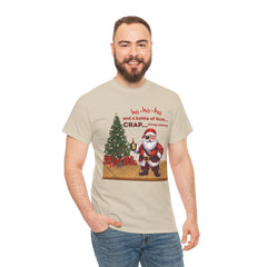 Santa “ho-ho-ho and a bottle of Rum…CRAP” Holiday Tee shirt