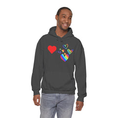 Love is Universal Unisex Heavy Blend™ Hooded Sweatshirt