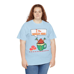 I'm Really Fine Tee — Cute Elf in a coffee cup Graphic T-Shirt
