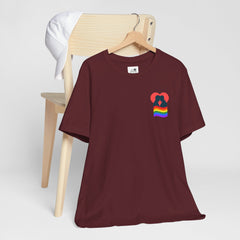 Pride Heart Tee 1— Rainbow Heart Graphic T-Shirt