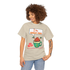 I'm Really Fine Tee — Cute Elf in a coffee cup Graphic T-Shirt