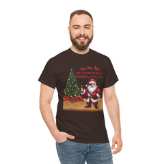 Santa “ho-ho-ho and a bottle of Rum…CRAP” Holiday Tee shirt