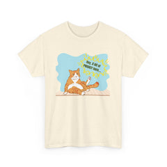 Hey Can I Get a Bit of PRIVACY Here..Orange Cat Graphic T-Shirt