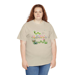 Cute Garden Worm Whimsical Springtime Tee
