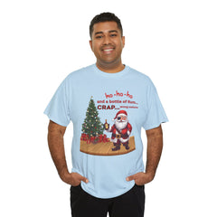 Santa “ho-ho-ho and a bottle of Rum…CRAP” Holiday Tee shirt