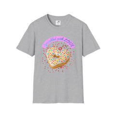 Sprinkled With Love Heart Donut Graphic Tee