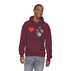 Love is Universal Unisex Heavy Blend™ Hooded Sweatshirt