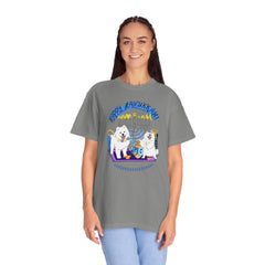 Hanukkah Dog T-Shirt — Cute Menorah & Dreidel Holiday Tee