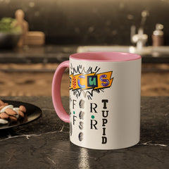 Focus Funny Wordplay Mug — Colorful 11oz/15oz Ceramic Coffee Cup