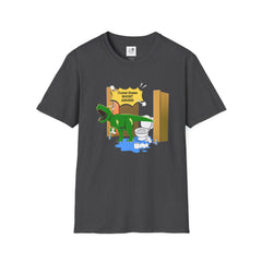 Funny Dinosaur Bathroom Humor T-Shirt