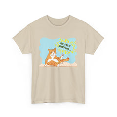Hey Can I Get a Bit of PRIVACY Here..Orange Cat Graphic T-Shirt