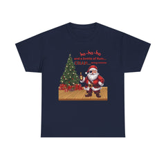 Santa “ho-ho-ho and a bottle of Rum…CRAP” Holiday Tee shirt