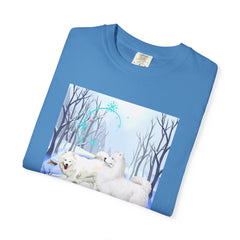 Winter Wonderland Samoyed T-Shirt — Holiday Dog Lover Tee