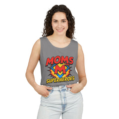 Mom’s Superheroes Tank Top Comic Book Style Shirt