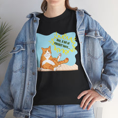 Hey Can I Get a Bit of PRIVACY Here..Orange Cat Graphic T-Shirt