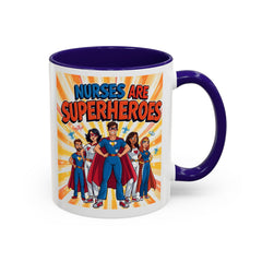 Nurses Are Superheroes Coffee Mug M/F — Colorful 11oz/15oz Gift