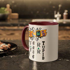Focus Funny Wordplay Mug — Colorful 11oz/15oz Ceramic Coffee Cup