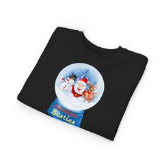 "Santa’s Besties" Snow Globe Holiday Toddler Sweatshirt