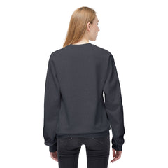 Campfire Cats Crewneck Sweatshirt — Woodland Night Cats Around a Bonfire