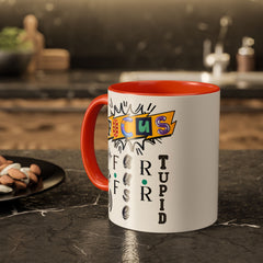 Focus Funny Wordplay Mug — Colorful 11oz/15oz Ceramic Coffee Cup