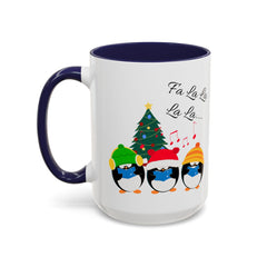 Coffee Mug Penguin Singing Design 11, 15oz