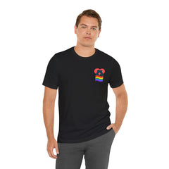 Pride Heart Tee 1— Rainbow Heart Graphic T-Shirt