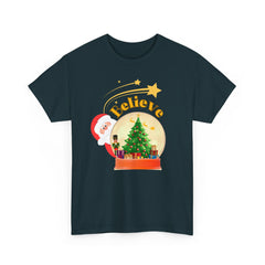 I Believe Christmas Unisex Heavy Cotton Tee