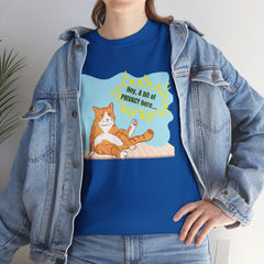 Hey Can I Get a Bit of PRIVACY Here..Orange Cat Graphic T-Shirt