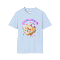 Sprinkled With Love Heart Donut Graphic Tee