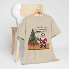 Santa “ho-ho-ho and a bottle of Rum…CRAP” Holiday Tee shirt