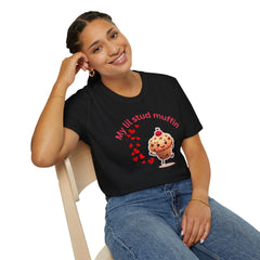 My Lil Stud Muffin T-Shirt — Cute Valentine’s Muffin Graphic Tee