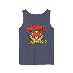 Mom’s Superheroes Tank Top Comic Book Style Shirt