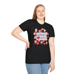 I Love U Most Floral T-Shirt — Romantic Valentine’s Day Tee
