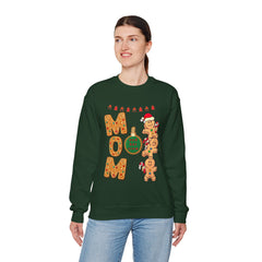 Gingerbread MOM and Her Crew Christmas Crewneck Sweatshirt