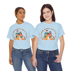 "Not all family members walk on two feet" Dog Lover Family T-Shirt