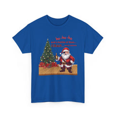 Santa “ho-ho-ho and a bottle of Rum…CRAP” Holiday Tee shirt