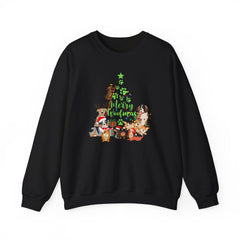 Merry Woofmas Christmas Tree Crewneck Sweatshirt