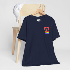 Pride Heart Tee 1— Rainbow Heart Graphic T-Shirt