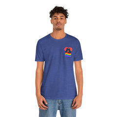 Pride Heart Tee 1— Rainbow Heart Graphic T-Shirt