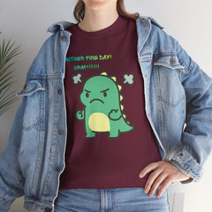 Angry Dino — "Another Fine Day! Crap!" Graphic Tee