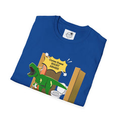 Funny Dinosaur Bathroom Humor T-Shirt
