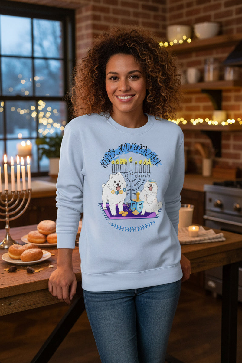Hanukkah Samoyed Sweatshirt — 