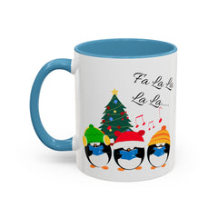 Coffee Mug Penguin Singing Design 11, 15oz