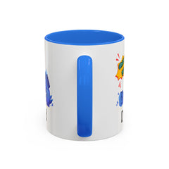 Dad Coffee Mug — "Crushin' SH!t" Blue Rock Gamer Mug (11oz & 15oz)