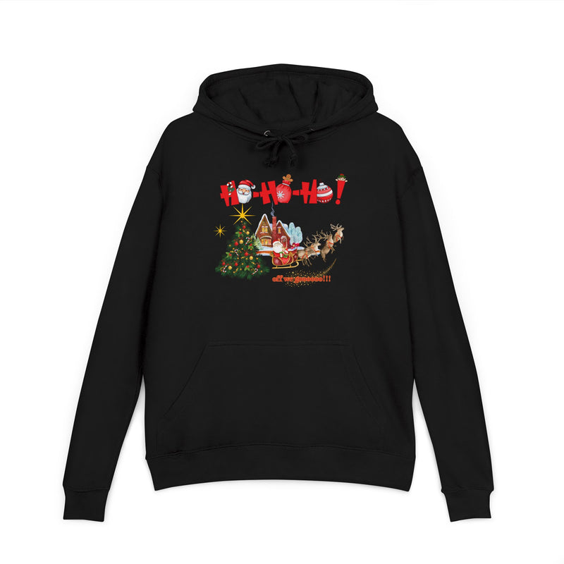 Christmas Santa Sleigh Hoodie — 