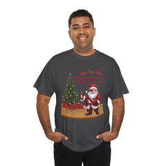 Santa “ho-ho-ho and a bottle of Rum…CRAP” Holiday Tee shirt